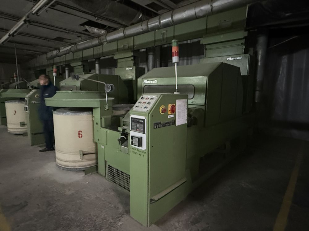 Линия с кардочесальными машинами Marzoli