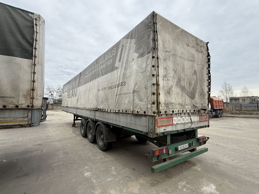Полуприцеп бортовой тентовый МАЗ 975830 3012, 2008