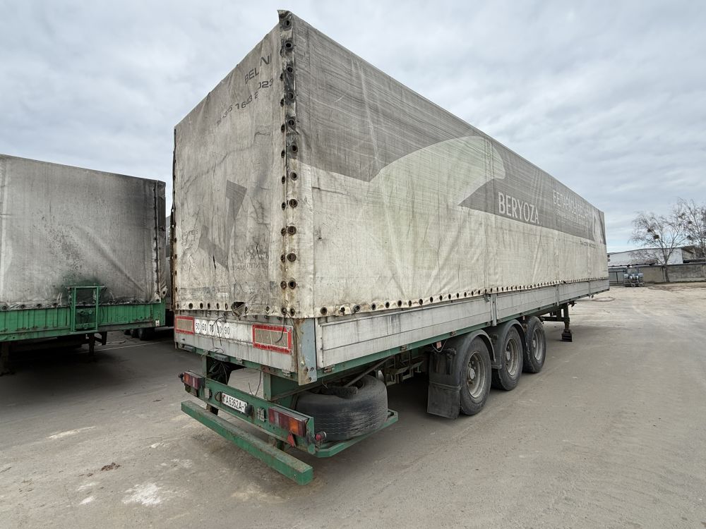 Полуприцеп бортовой тентовый МАЗ 975830 3012, 2008
